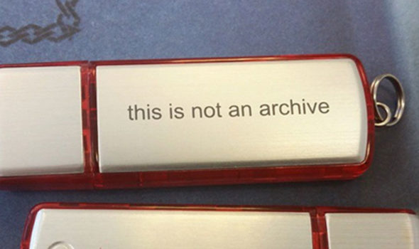 En usb-sticka är inte ett arkiv!